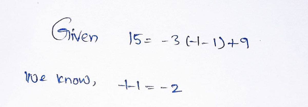 Algebra homework question answer, step 1, image 1