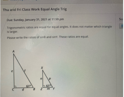 Trigonometry homework question answer, step 1, image 1