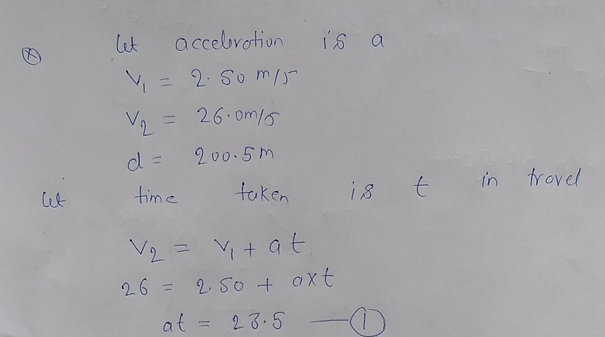 Physics homework question answer, step 1, image 1