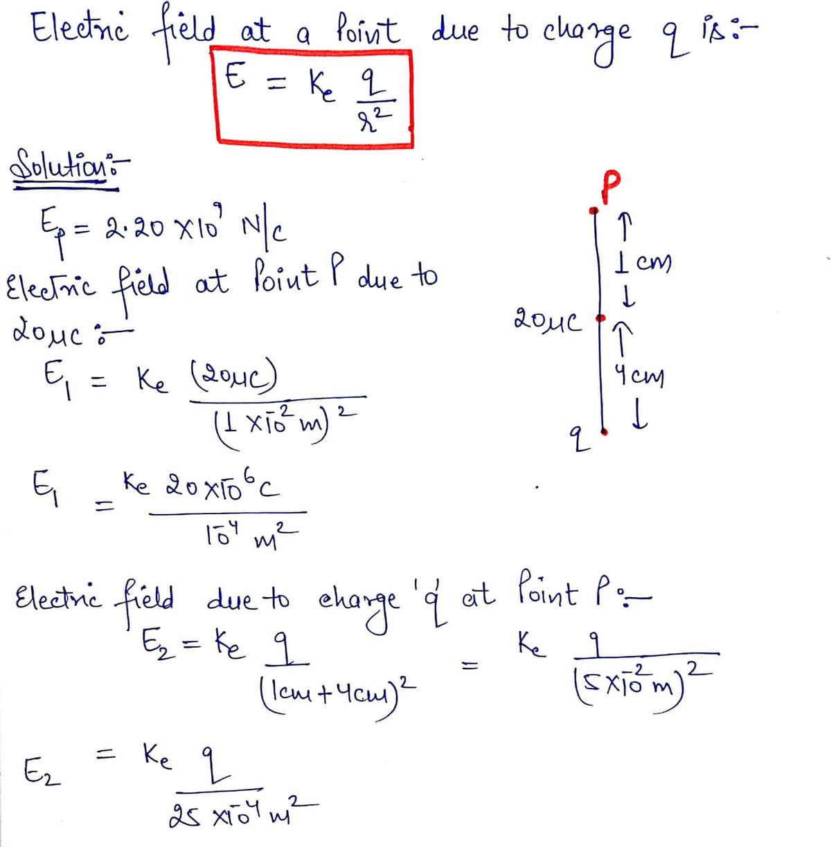 Physics homework question answer, step 1, image 1