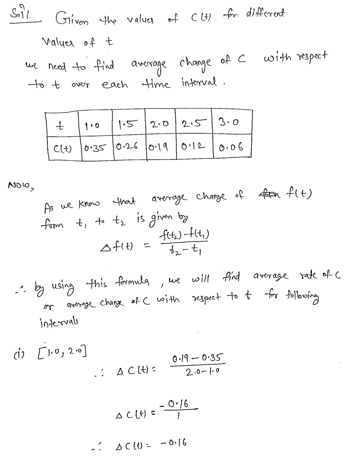 Calculus homework question answer, step 1, image 1