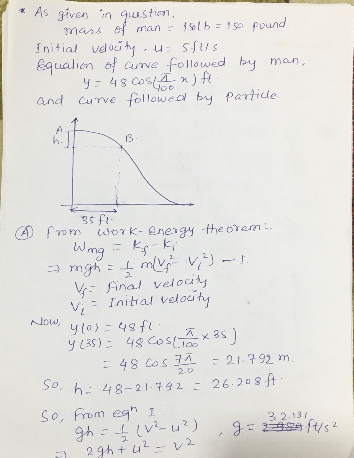 Physics homework question answer, step 1, image 1