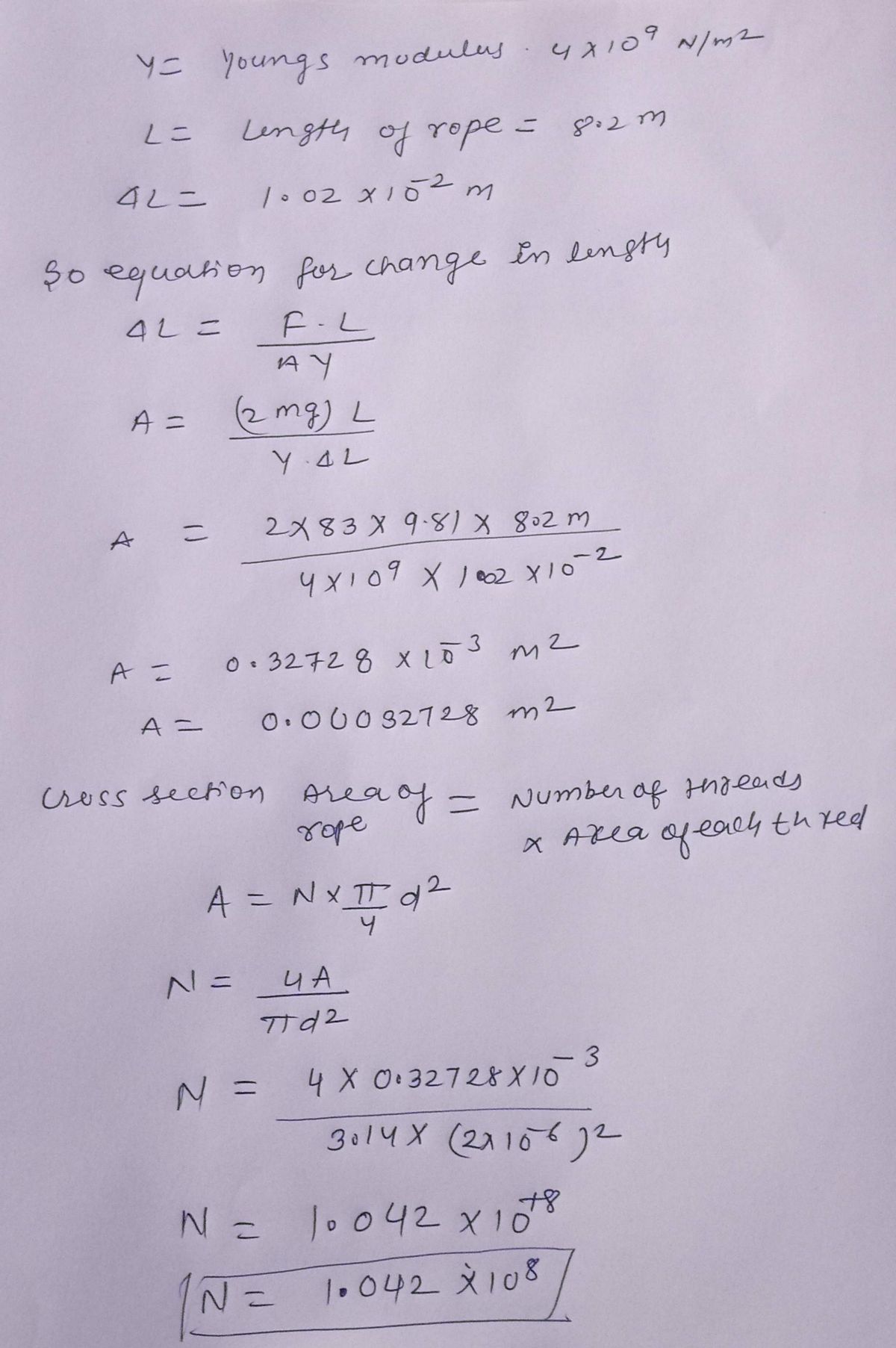 Physics homework question answer, step 1, image 1