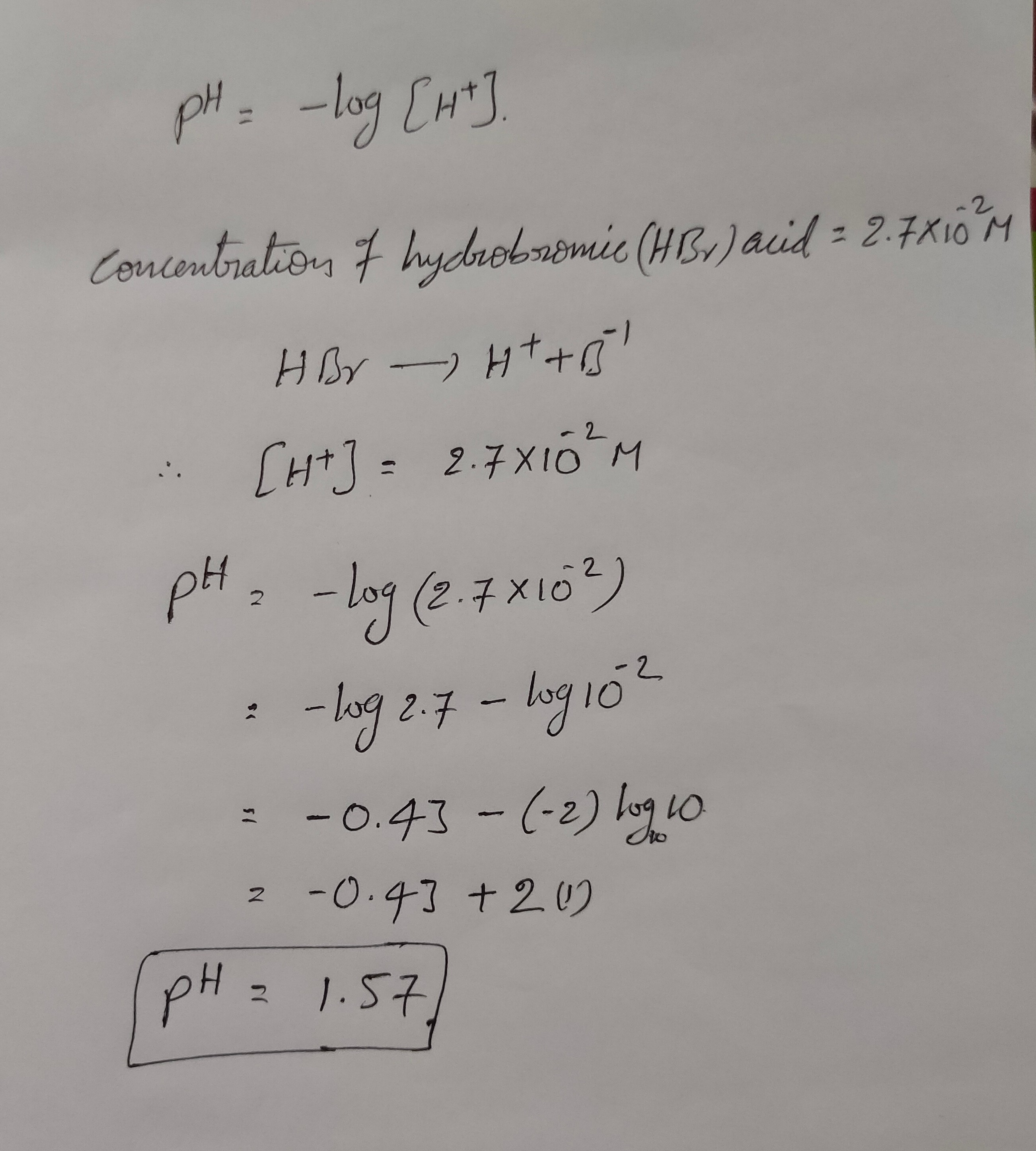 Chemistry homework question answer, step 1, image 1