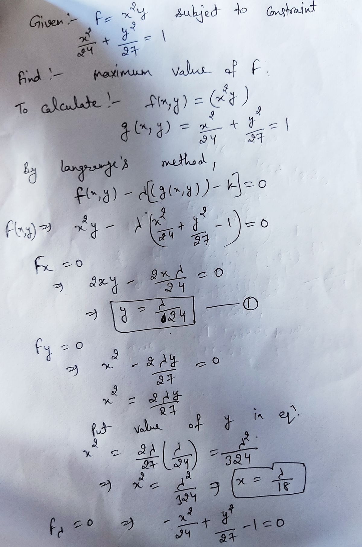 Calculus homework question answer, step 1, image 1