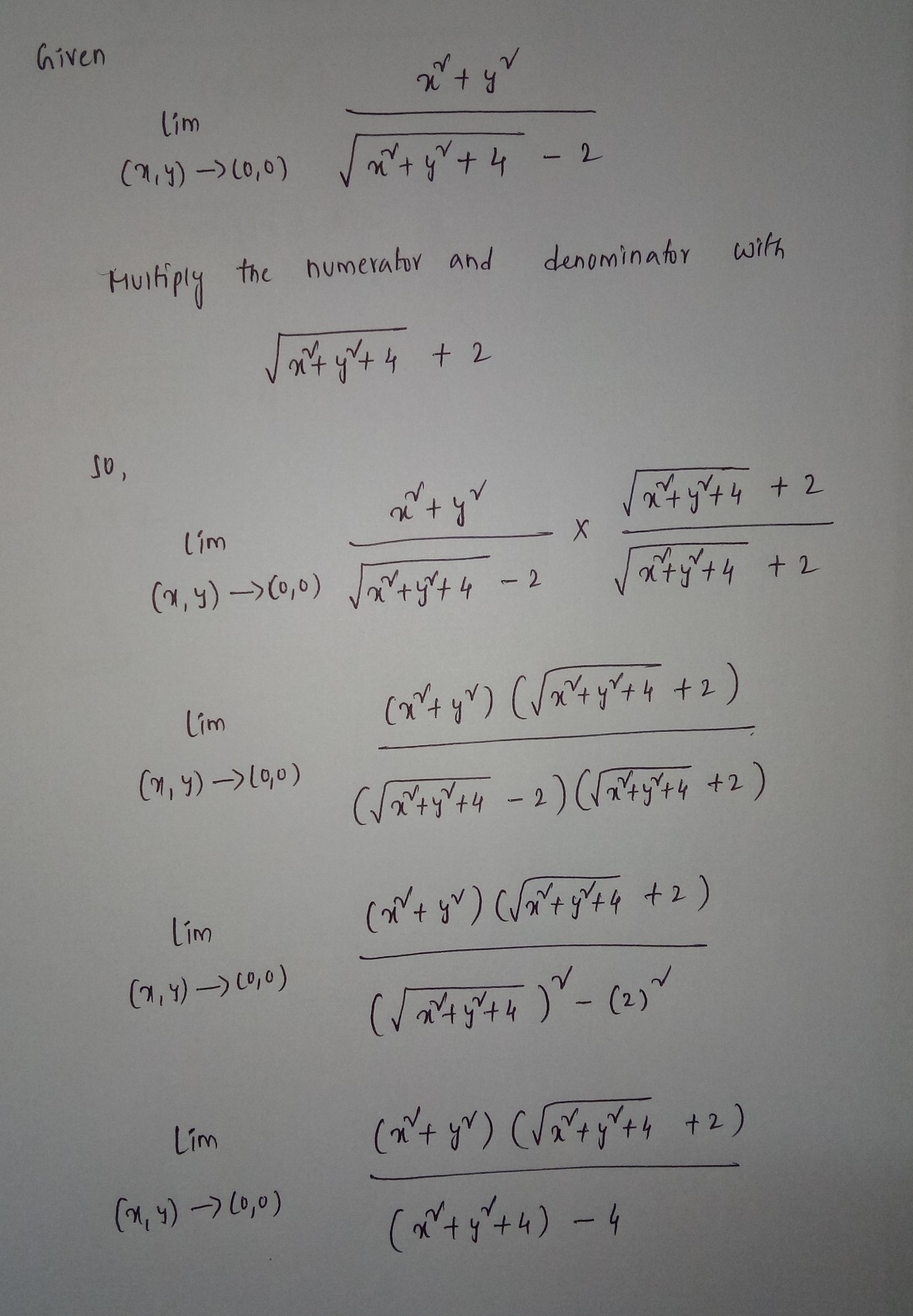 Calculus homework question answer, step 1, image 1