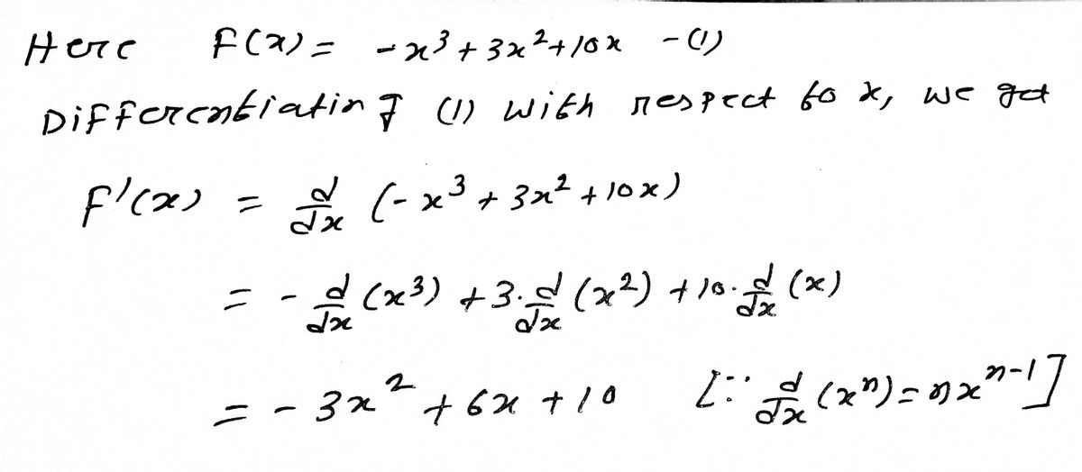 Calculus homework question answer, step 2, image 1