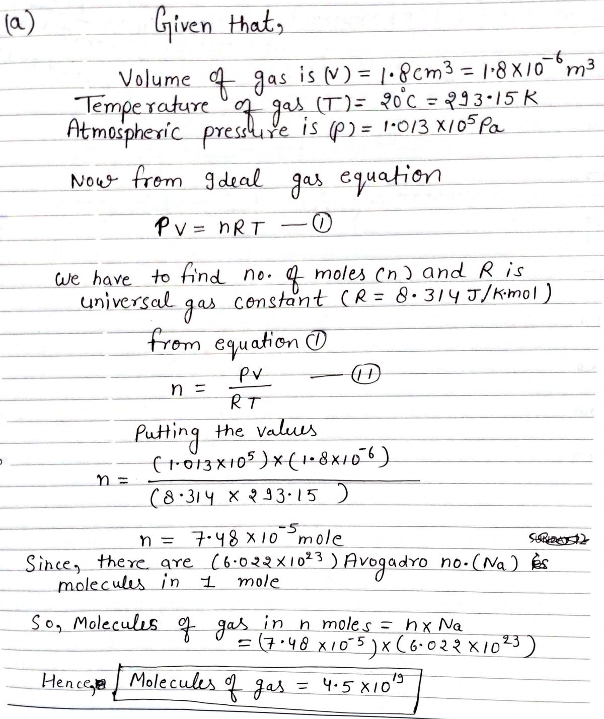 Physics homework question answer, step 1, image 1