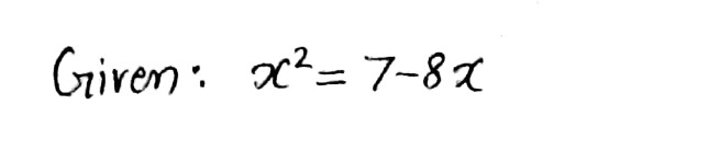 Algebra homework question answer, step 1, image 1