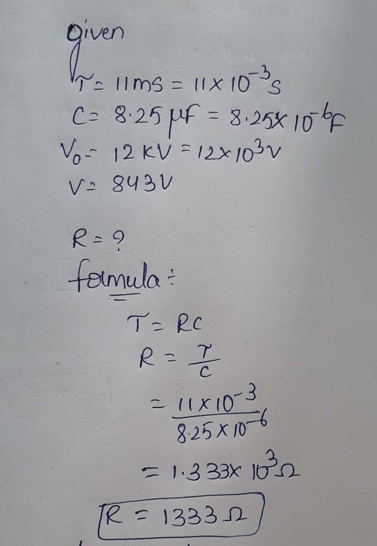 Physics homework question answer, step 1, image 1