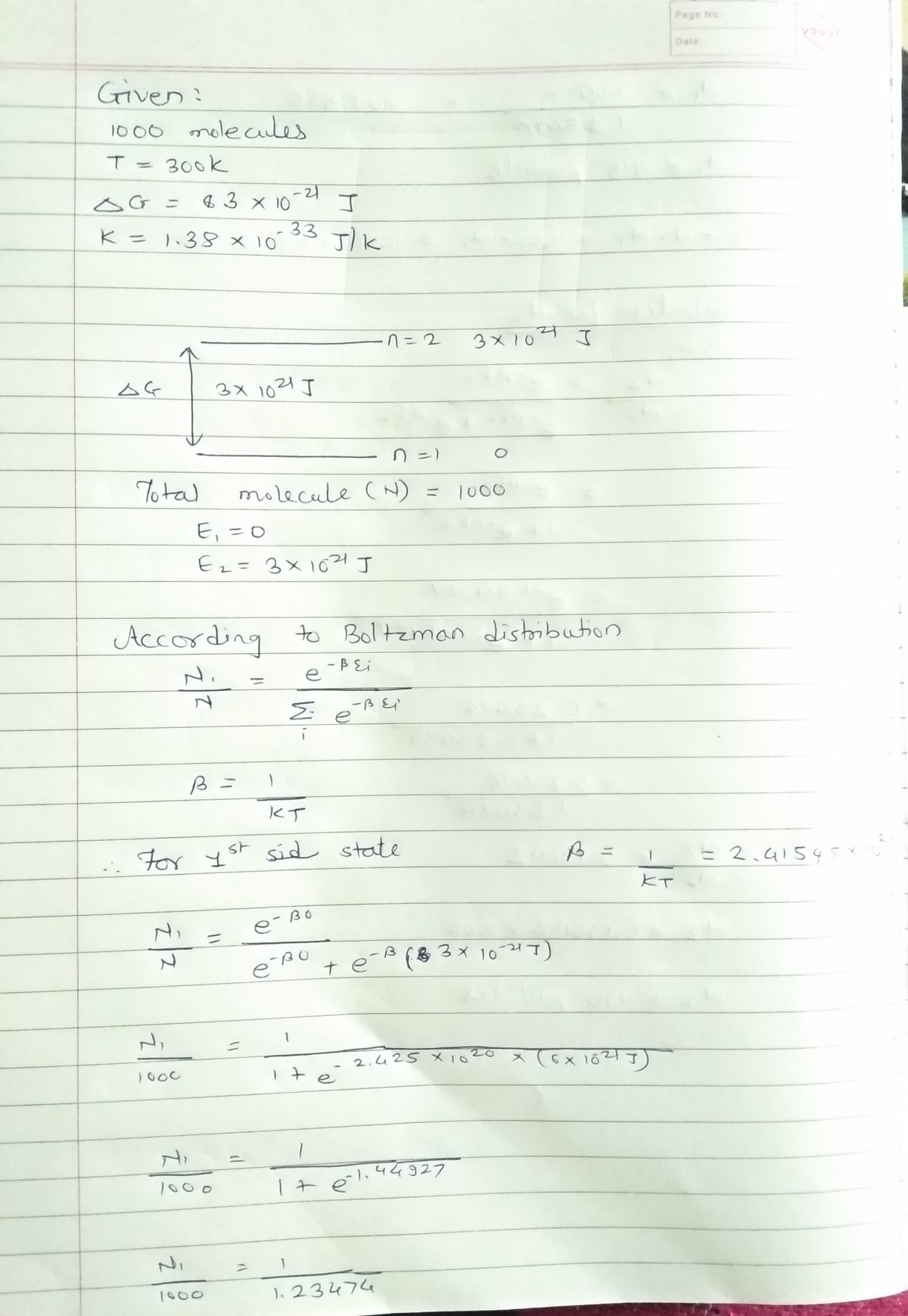 Physics homework question answer, step 1, image 1