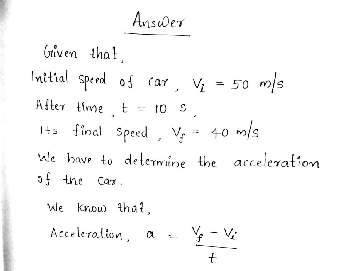 Physics homework question answer, step 1, image 1