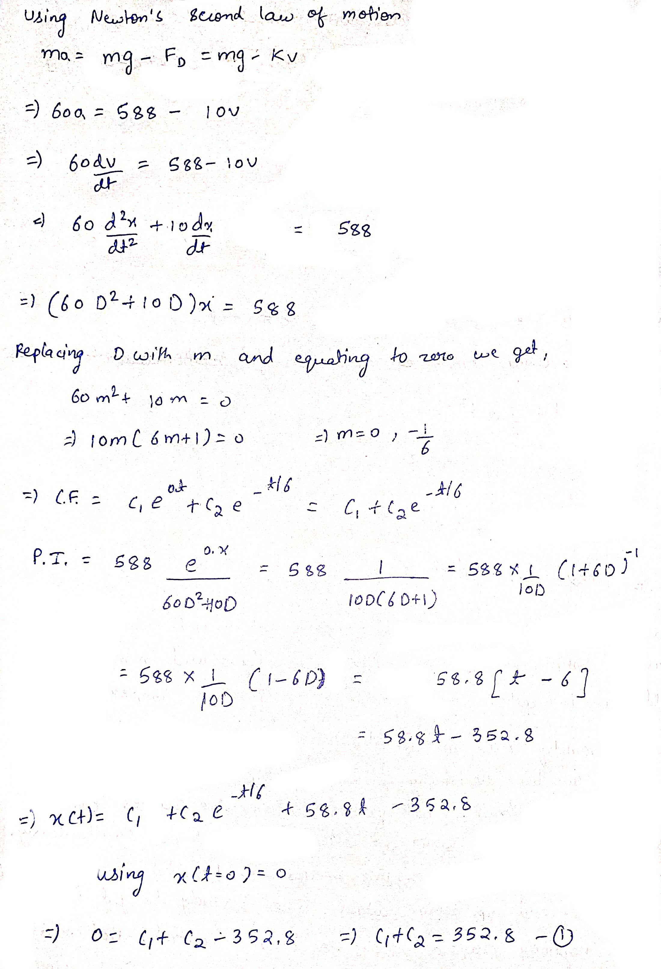 Physics homework question answer, step 1, image 1