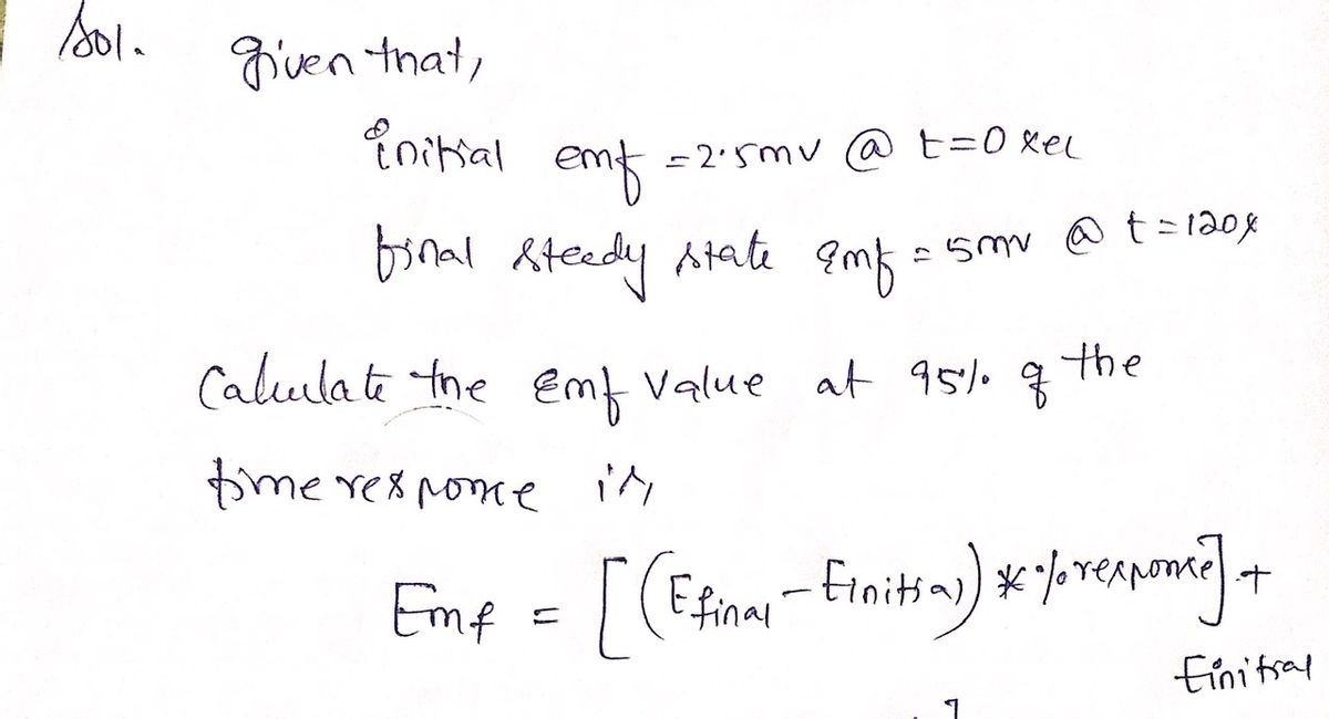 Electrical Engineering homework question answer, step 1, image 1