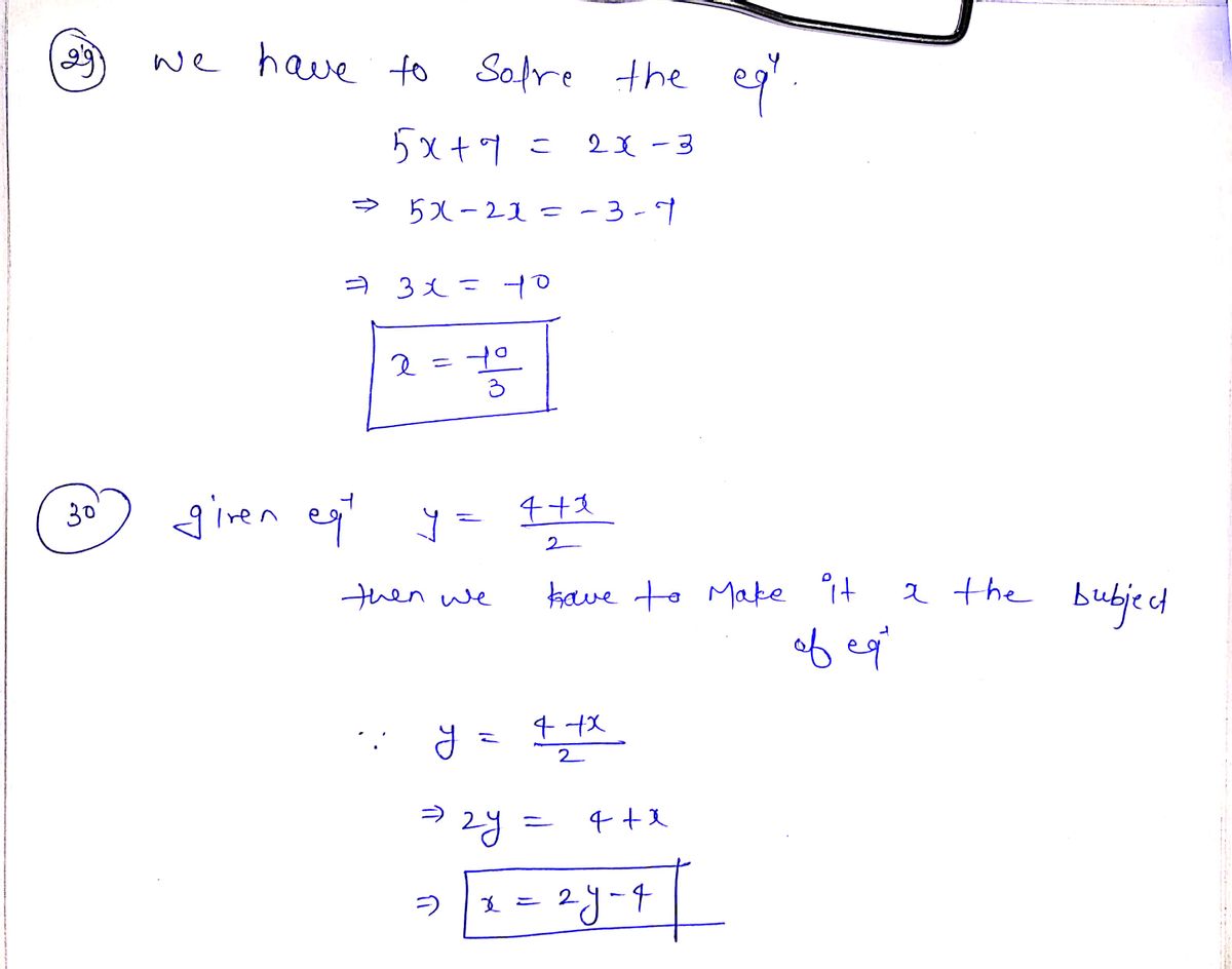 Algebra homework question answer, step 1, image 1