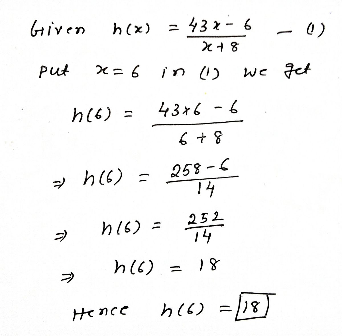 Algebra homework question answer, step 1, image 1