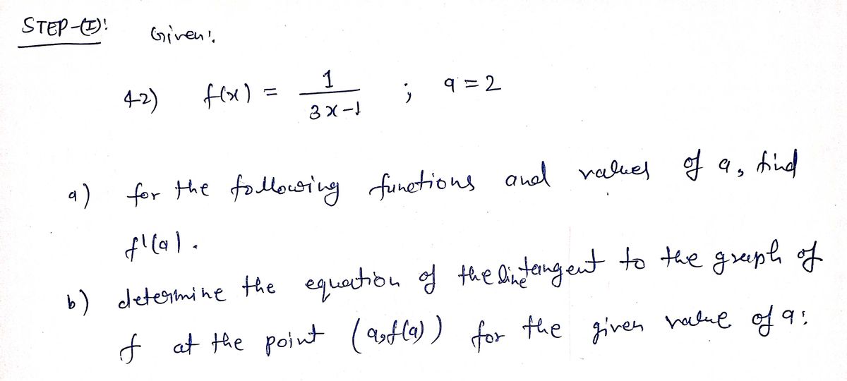 Calculus homework question answer, step 1, image 1