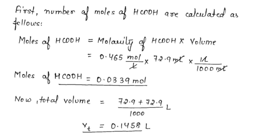 Chemistry homework question answer, step 2, image 1