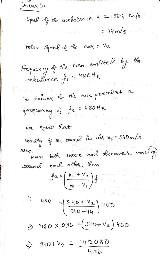 Physics homework question answer, step 1, image 1