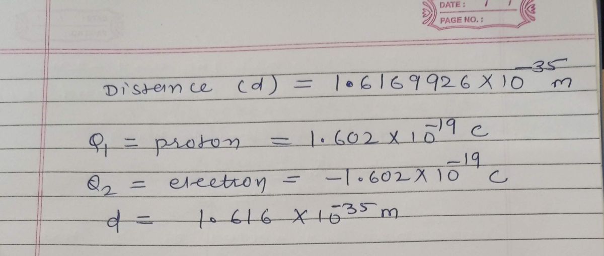 Physics homework question answer, step 1, image 1