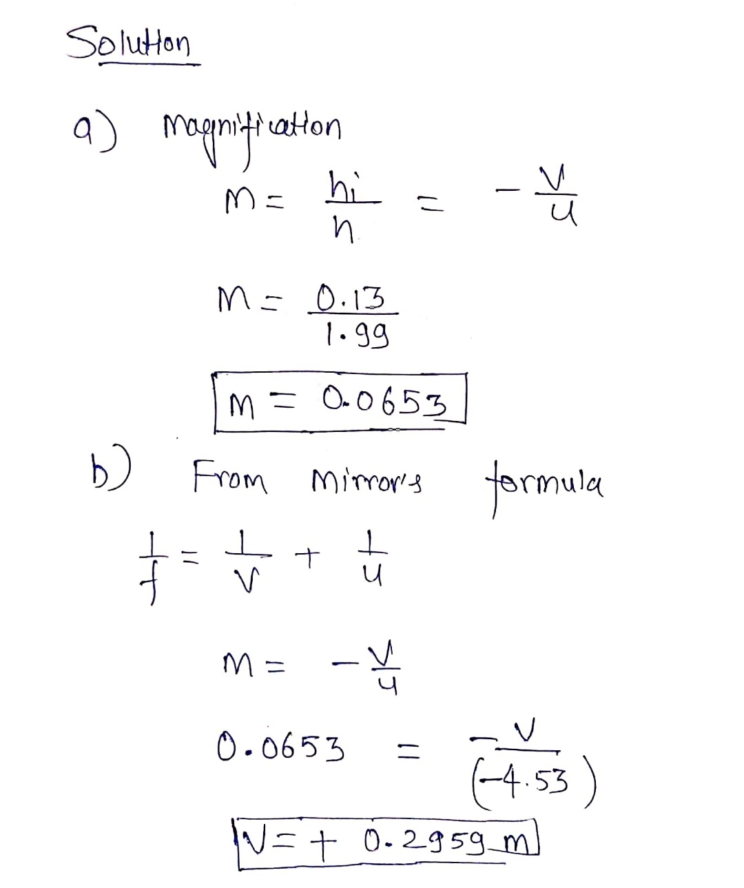 Physics homework question answer, step 2, image 1