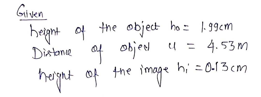 Physics homework question answer, step 1, image 1