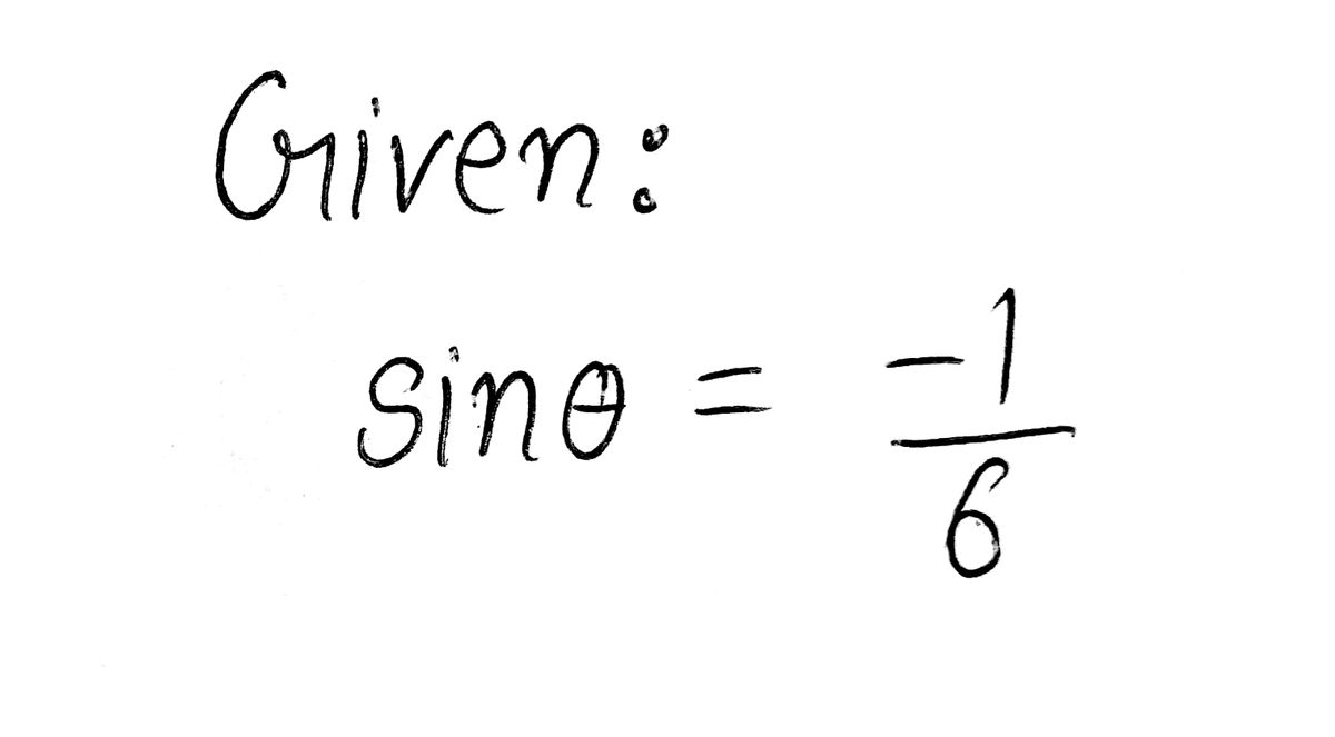 Trigonometry homework question answer, step 1, image 1