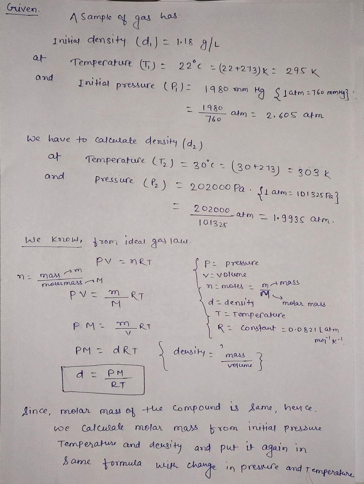 Chemistry homework question answer, step 1, image 1