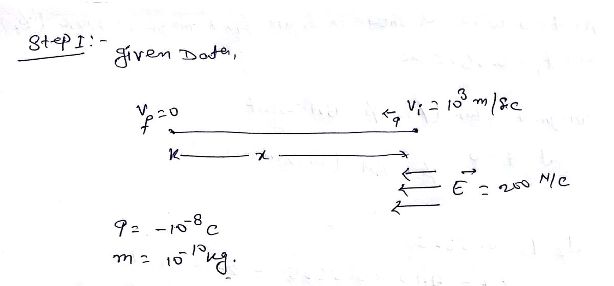 Physics homework question answer, step 1, image 1