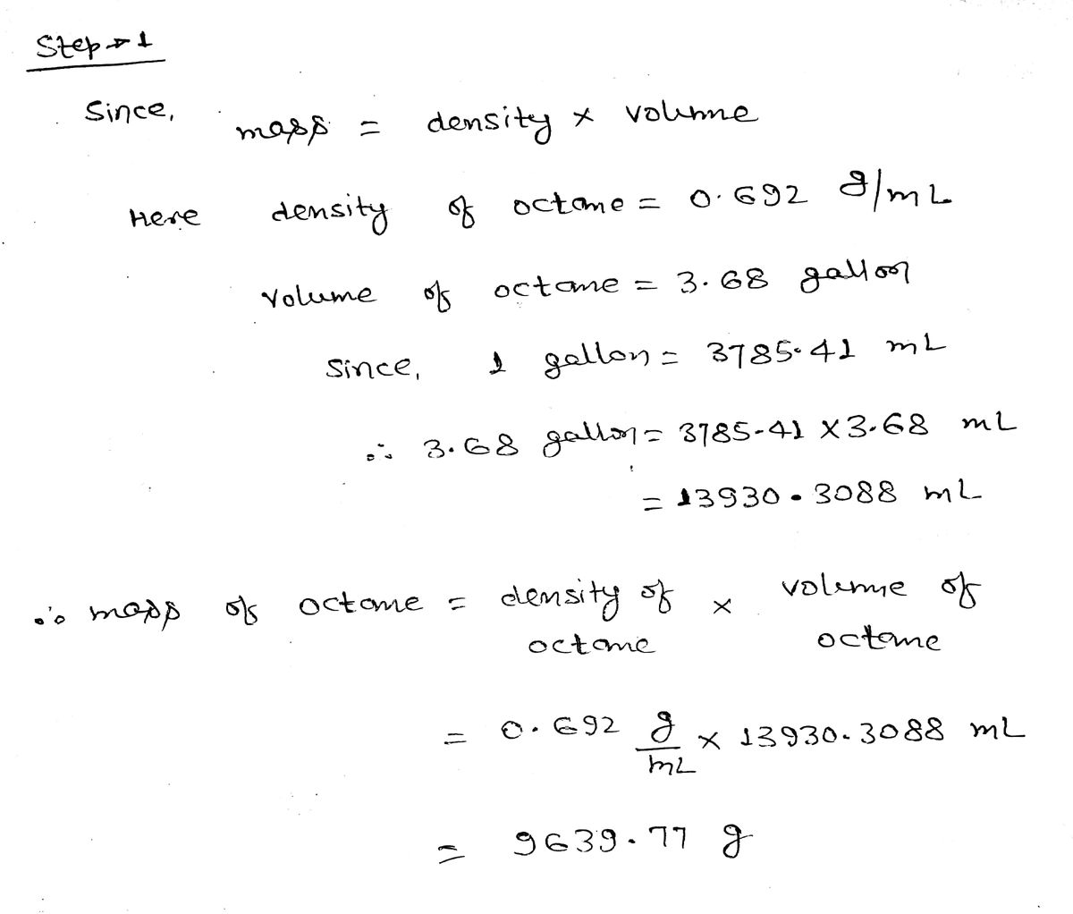 Chemistry homework question answer, step 1, image 1