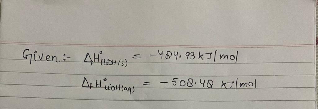 Chemistry homework question answer, step 1, image 1