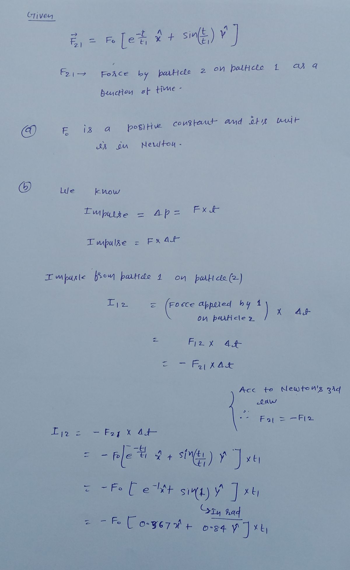 Physics homework question answer, step 1, image 1