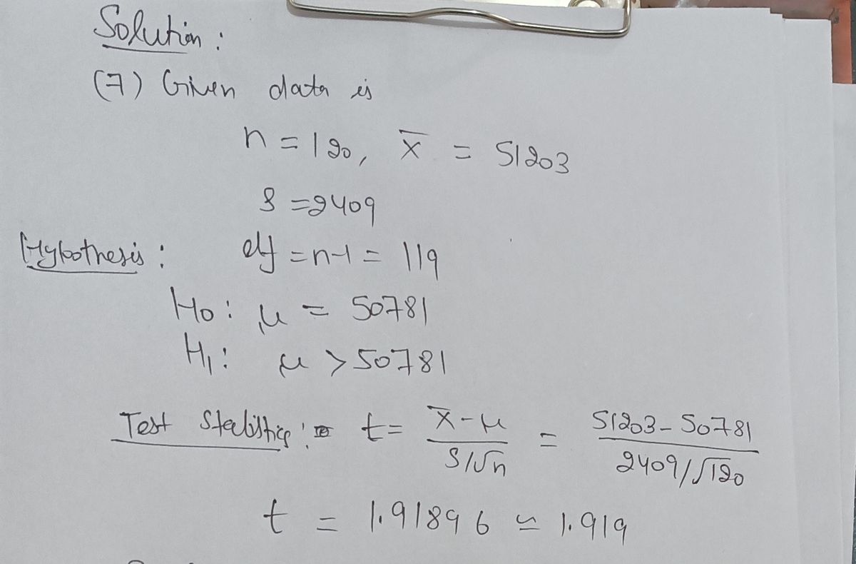 Statistics homework question answer, step 1, image 1