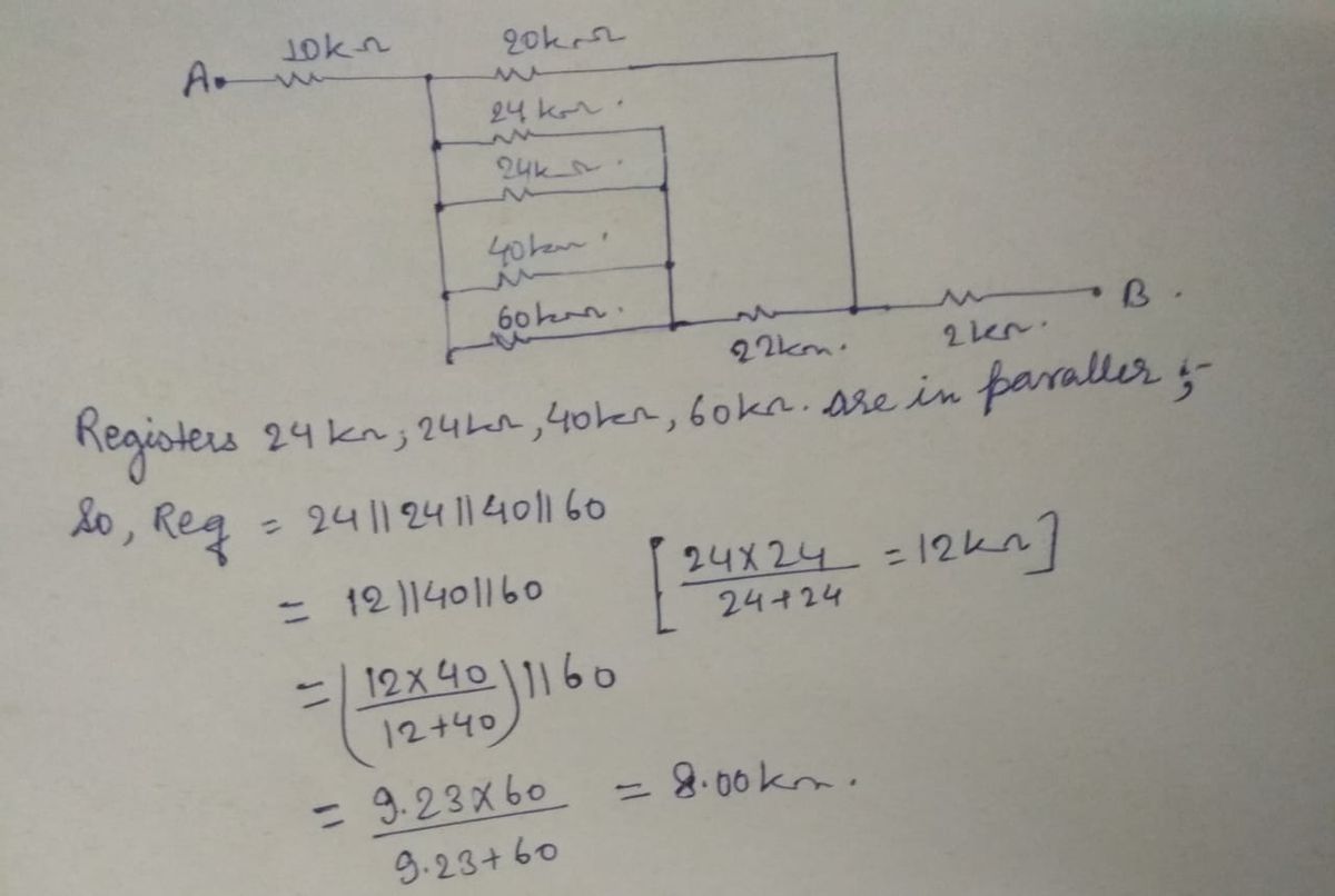 Electrical Engineering homework question answer, step 1, image 1