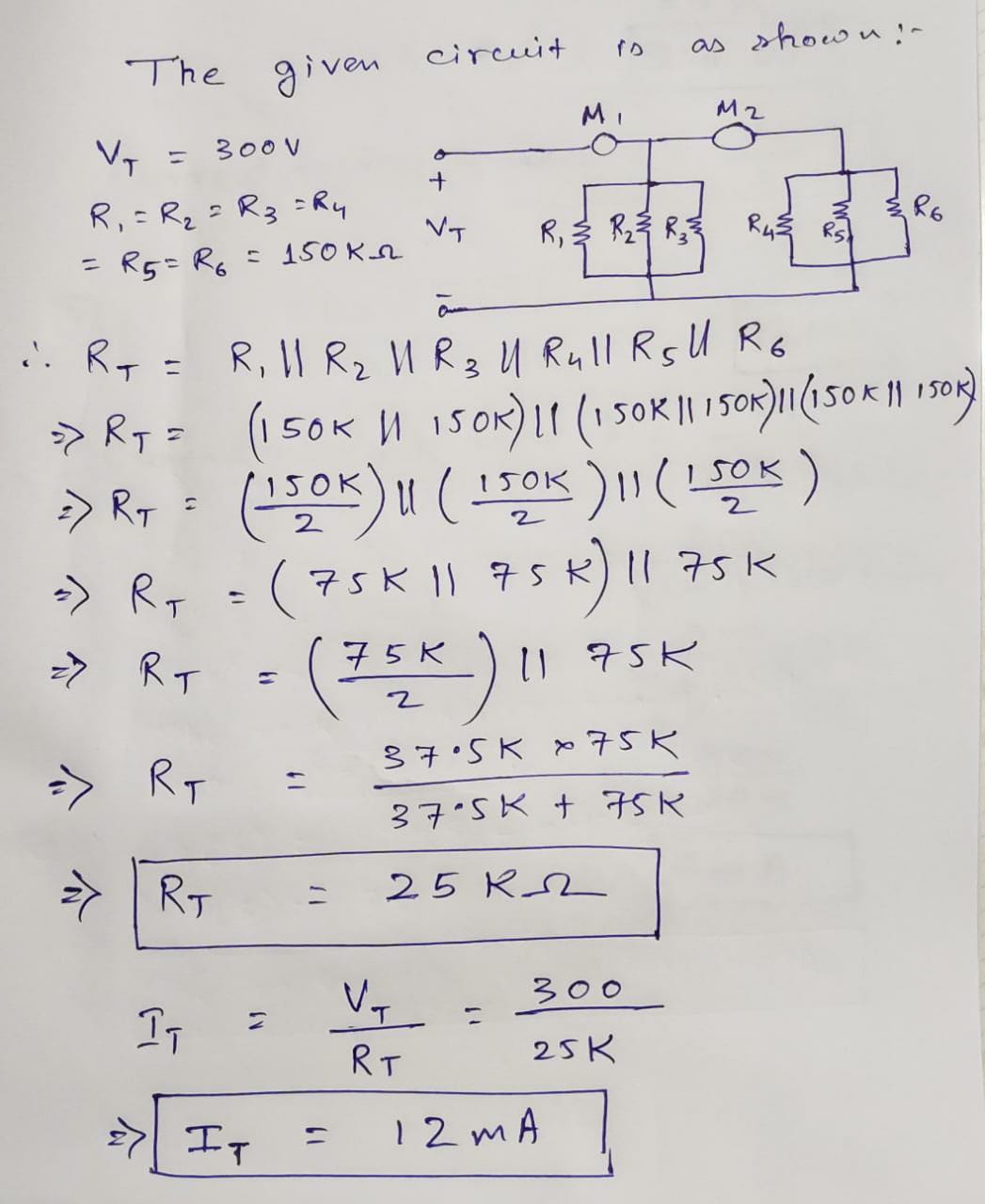 Electrical Engineering homework question answer, step 1, image 1