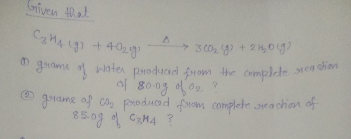 Chemistry homework question answer, step 1, image 1