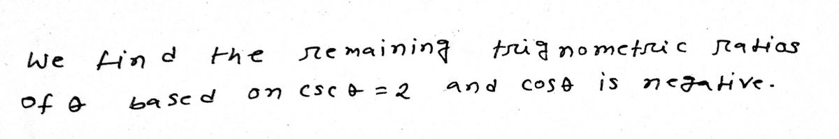 Trigonometry homework question answer, step 1, image 1