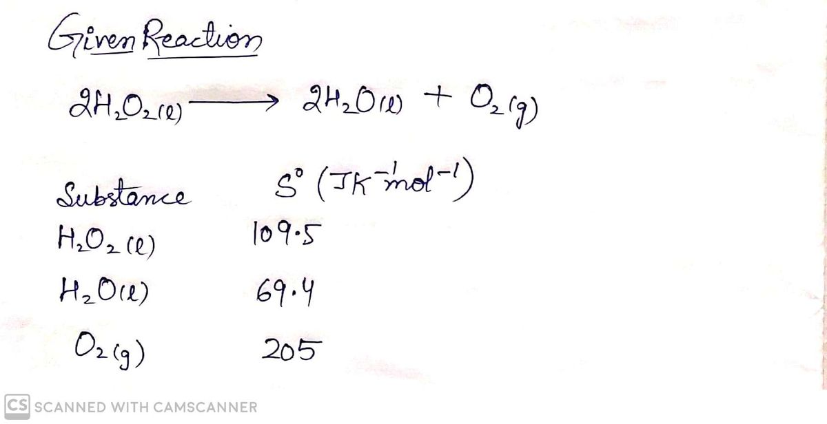 Chemistry homework question answer, step 1, image 1