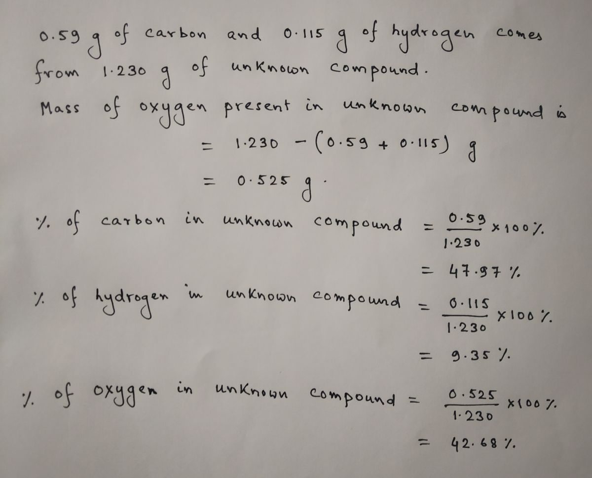 Chemistry homework question answer, step 2, image 1