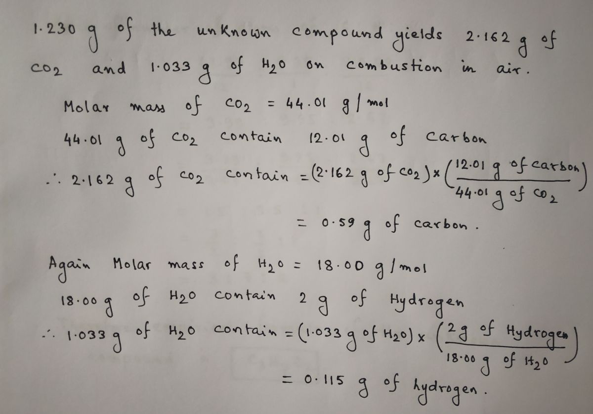 Chemistry homework question answer, step 1, image 1