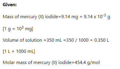 Chemistry homework question answer, step 1, image 1