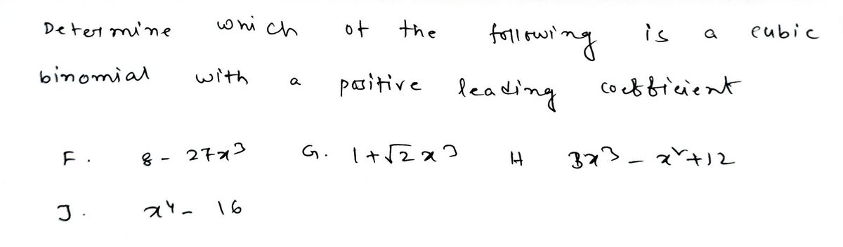 Algebra homework question answer, step 1, image 1