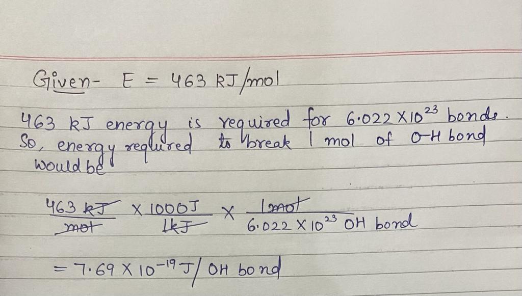 Chemistry homework question answer, step 1, image 1