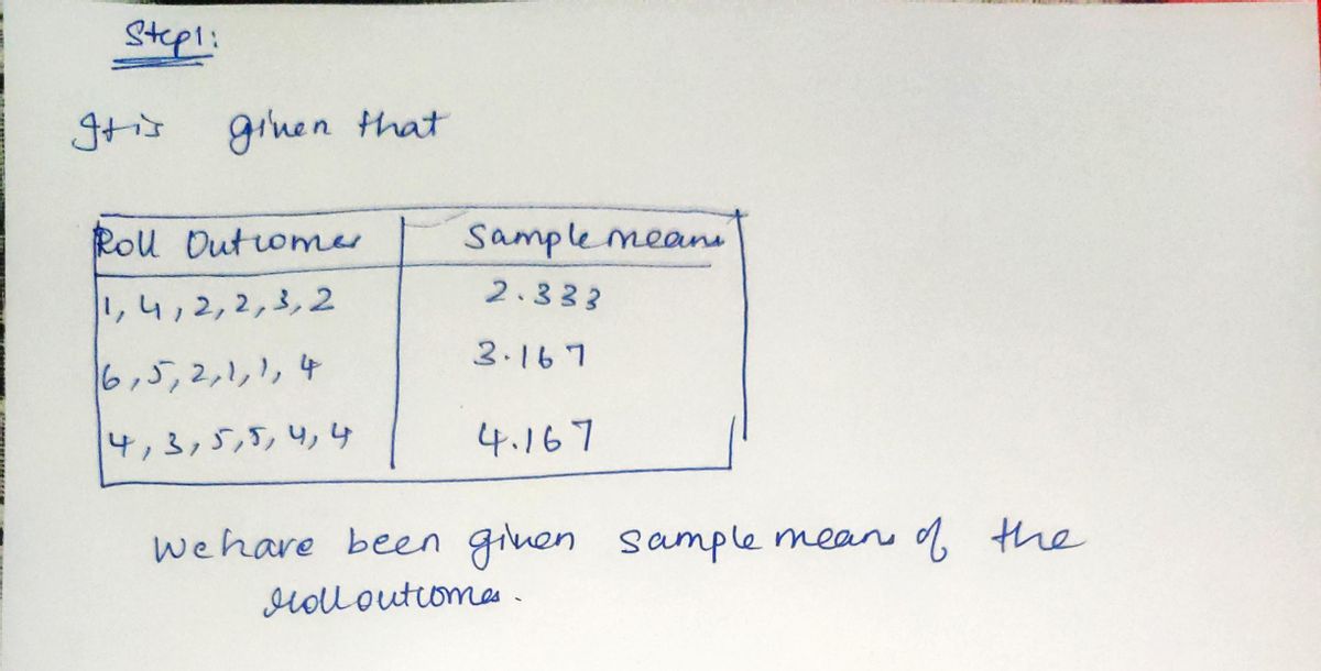 Statistics homework question answer, step 1, image 1