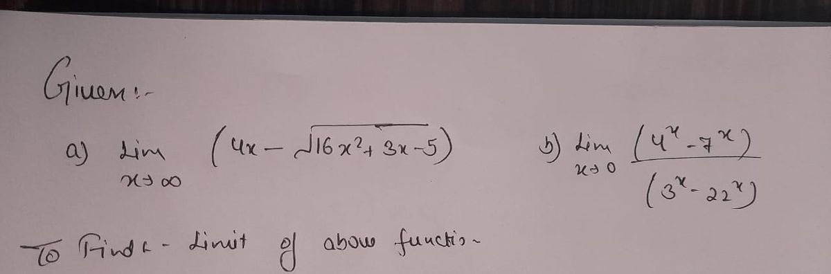 Calculus homework question answer, step 1, image 1