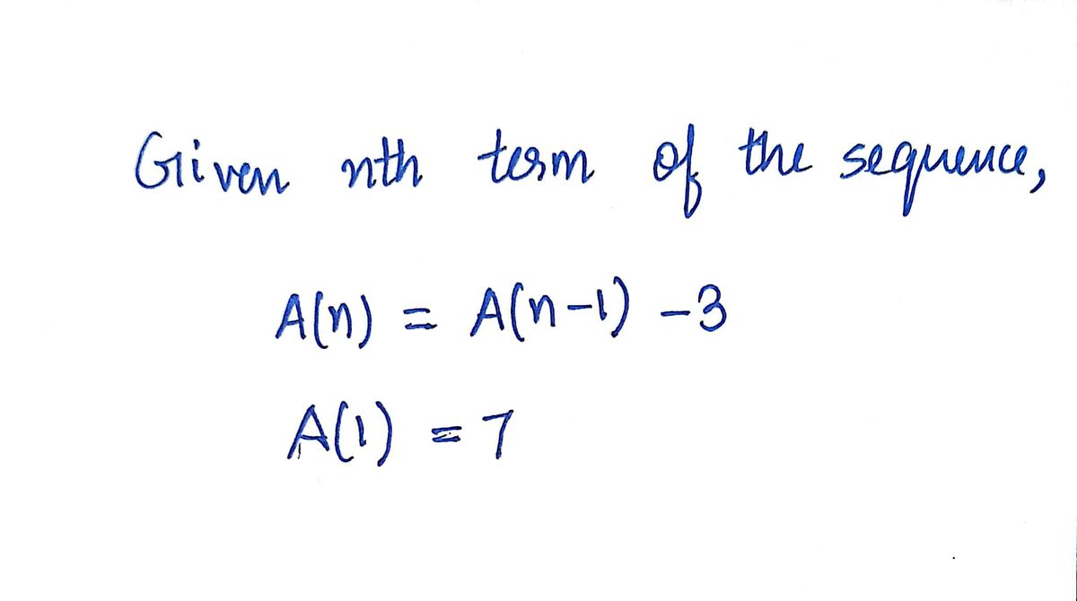 Algebra homework question answer, step 1, image 1