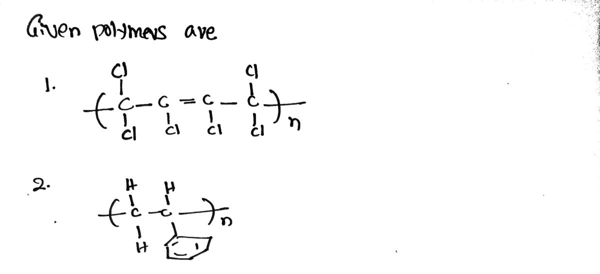 Chemistry homework question answer, step 1, image 1