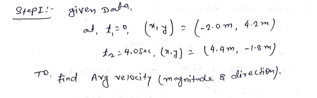 Physics homework question answer, step 1, image 1