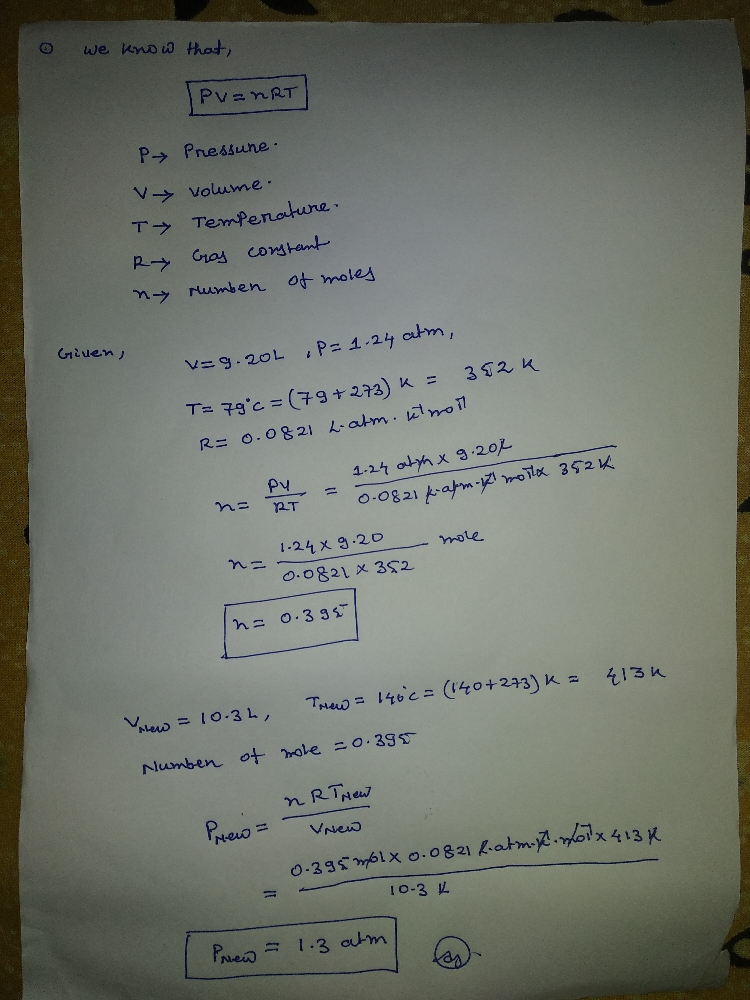 Chemistry homework question answer, step 1, image 1