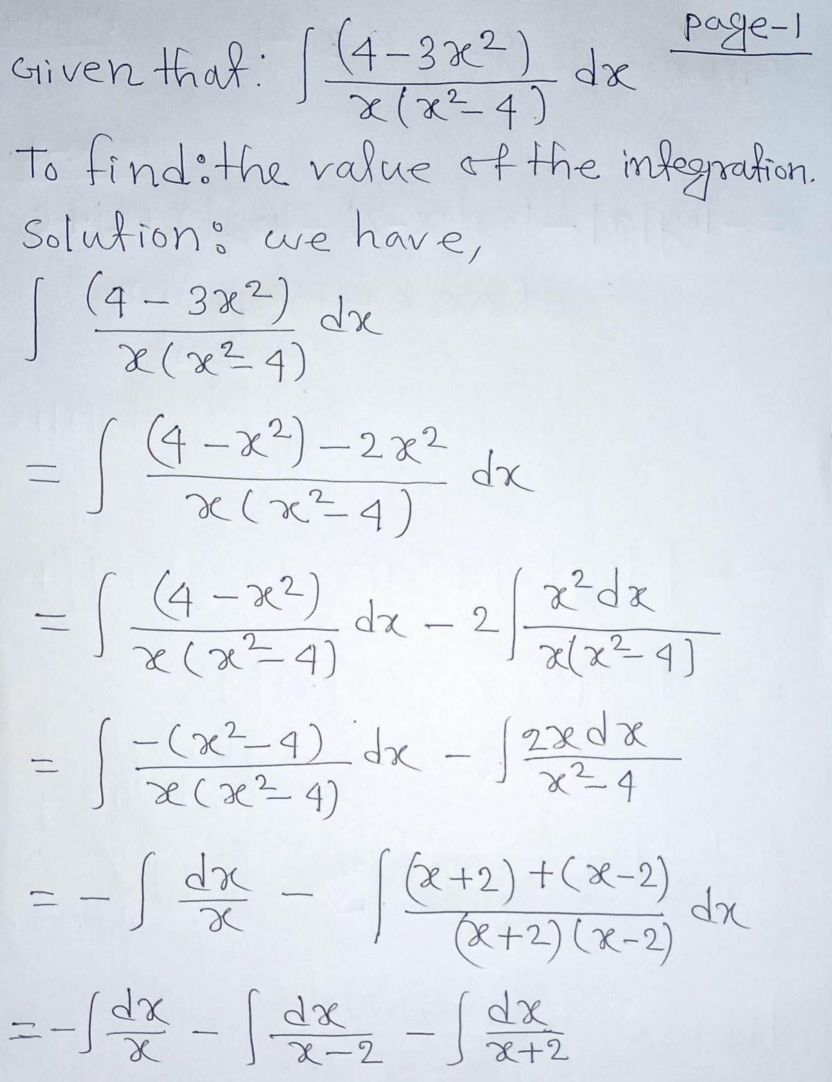 Calculus homework question answer, step 1, image 1